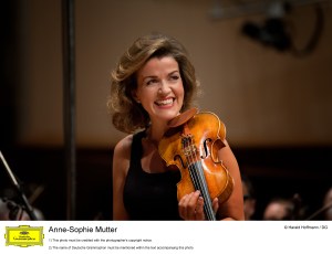 Anne-Sophie Mutter, photo courtesy of the artist's website