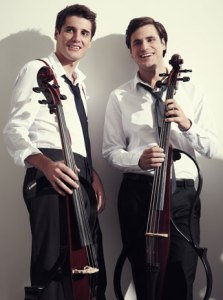 2CELLOS, photo courtesy of artists' website.